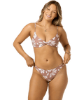 O'Neill Nomad Floral Malibu Top-Carob Brown