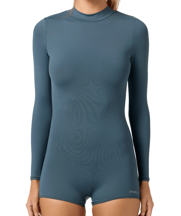 O'Neill Performance Surf Shadow Bay L/S One Piece-Slate