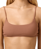 O'Neill Shorebreak Rib Surfside Top-Carob Brown