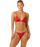 O'Neill Shorebreak Rib Tanning Tri Top-Lifeguard Red