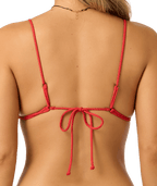 O'Neill Shorebreak Rib Tanning Tri Top-Lifeguard Red