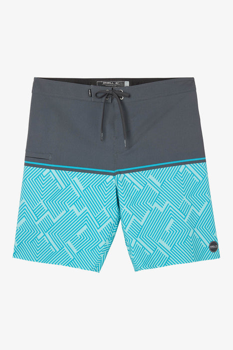 O'Neill Hyperfreak Tech Trvlr Nomad 20 Boardshorts-Turquoise