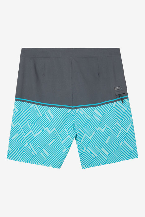 O'Neill Hyperfreak Tech Trvlr Nomad 20 Boardshorts-Turquoise