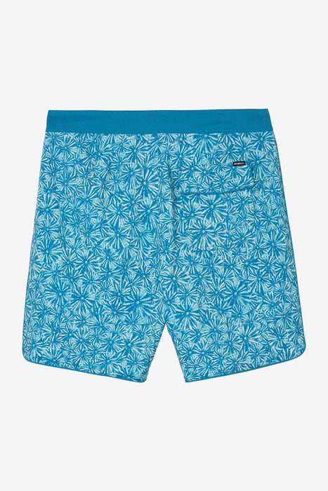 O'Neill Hyperfreak Mysto Scallop 19 Boardshorts-Bay Blue