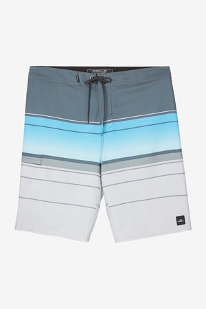 O'Neill Boys' Hyperfreak Heat Stripe 17 Boardshorts-Grey