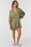 O'Neill Belizin Coverup Dress-Oil Green