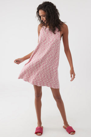 O'Neill Morette Spacedye Dress-Barbie Pink
