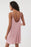 O'Neill Morette Spacedye Dress-Barbie Pink