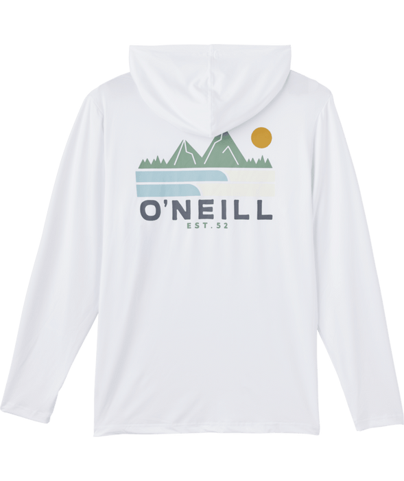 O'Neill Trvlr UPF Hooded L/S Tee-White 2