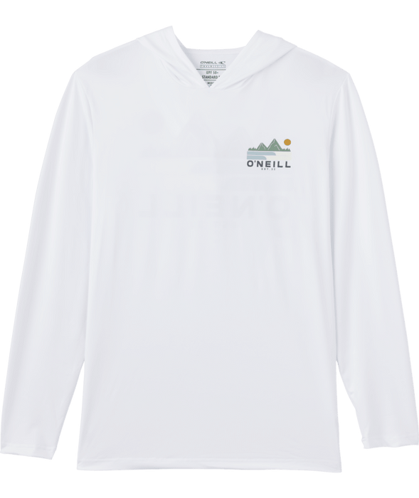 O'Neill Trvlr UPF Hooded L/S Tee-White 2