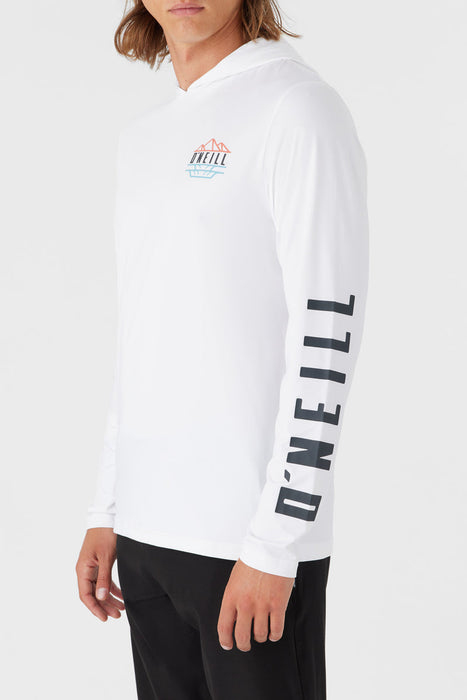 O'Neill Trvlr UPF Hooded L/S Tee-White