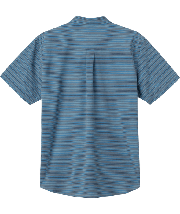 O'Neill Trvlr UPF Traverse Stripe S/S Shirt-Grey