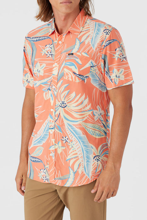 O'Neill Oasis Eco Standard S/S Shirt-Coral