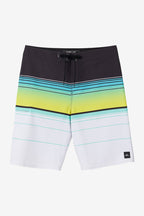 O'Neill Hyperfreak Heat Stripe 21 Boardshorts-White