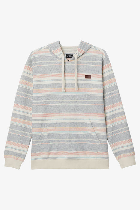 O'Neill Bavaro Stripe Pullover Sweatshirt-Cream