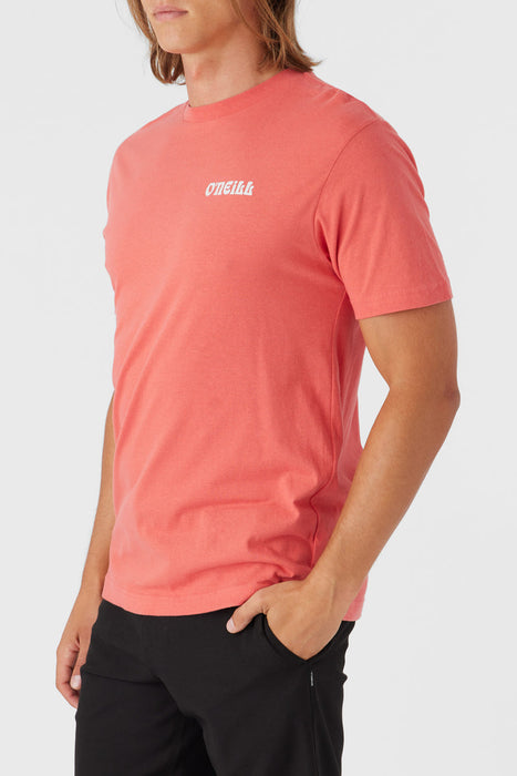 O'Neill Side Wave Tee-Hot Red