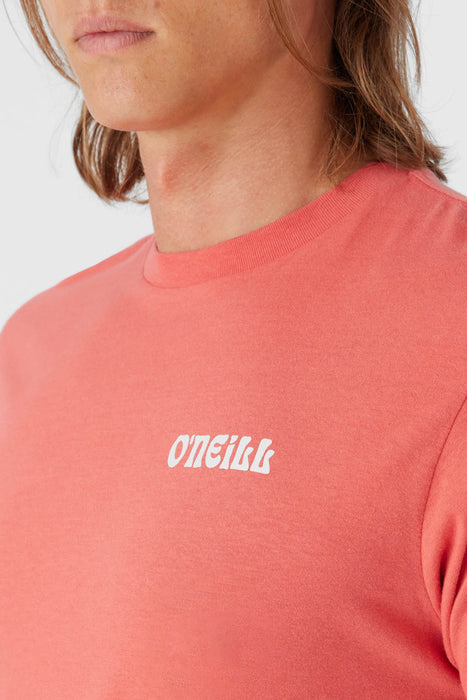 O'Neill Side Wave Tee-Hot Red