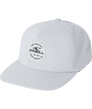 O'Neill Trvlr Navigate Hybrid Snapback Hat-Light Grey