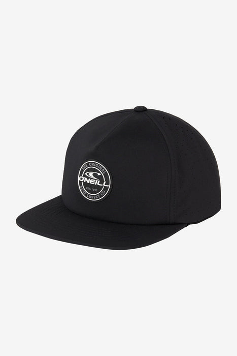 O'Neill Trvlr Navigate Hybrid Snapback Hat-Black