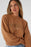 O'Neill Moment Crop Sweatshirt-Tobacco Brown