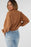 O'Neill Moment Crop Sweatshirt-Tobacco Brown