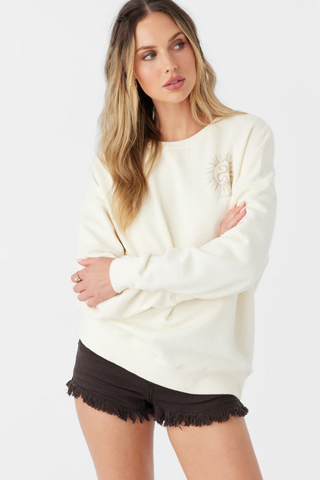 O'Neill Choice Oversized Sweatshirt-Winter White
