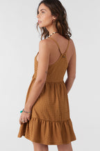 O'Neill Saige Dress-Brown Sugar