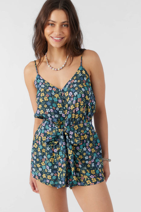 O'Neill Kasen Layla Floral Romper-Multi Clr