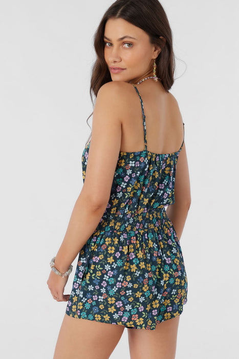 O'Neill Kasen Layla Floral Romper-Multi Clr