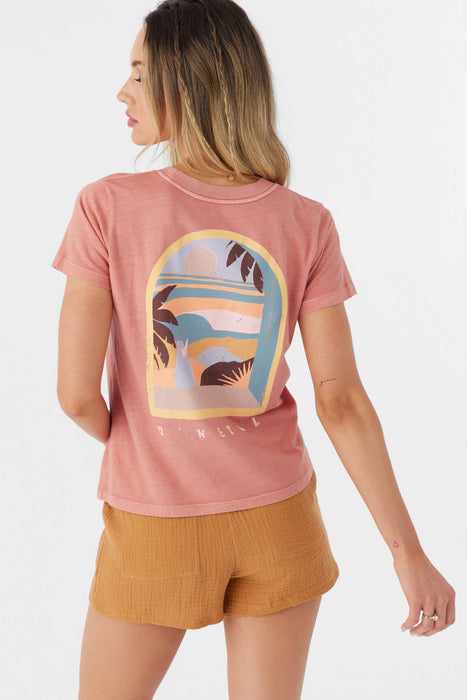O'Neill Oceanviews Tee-Canyon Rose
