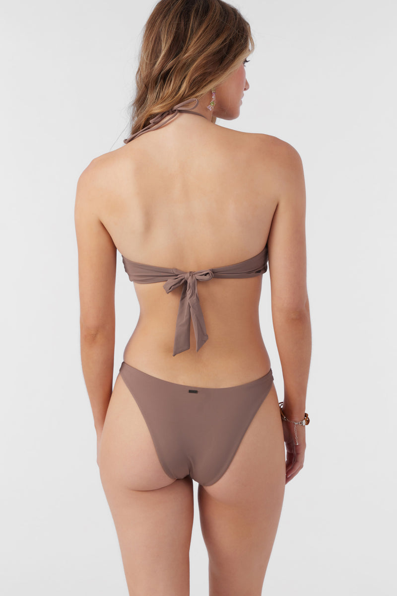O'Neill Saltwater Solids Flamenco Bottom-Deep Taupe