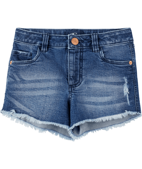O'Neill Girls Aiden Shorts-Blue Grass Wash