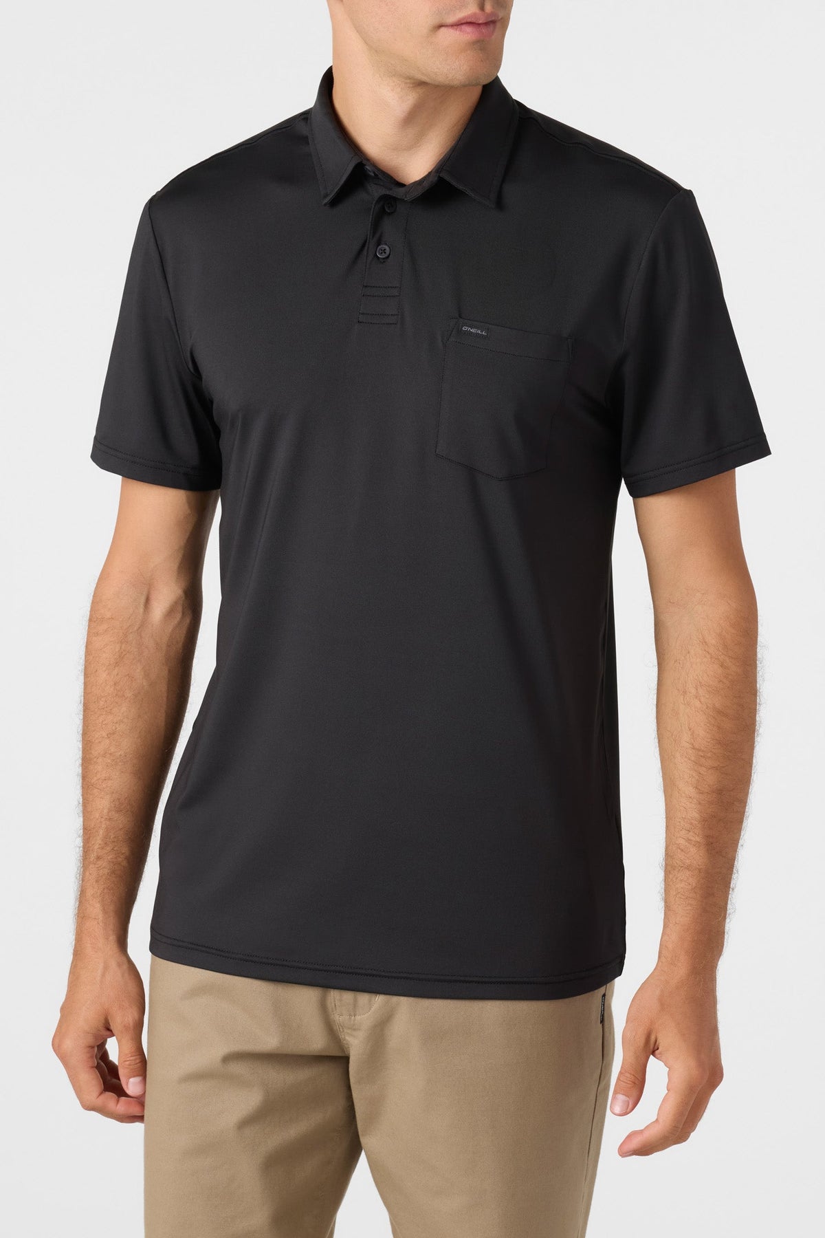 O'Neill Trvlr Upf Polo Shirt-Black