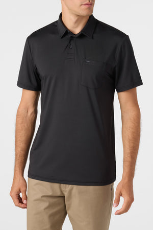 O'Neill Trvlr Upf Polo Shirt-Black