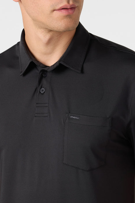 O'Neill Trvlr Upf Polo Shirt-Black