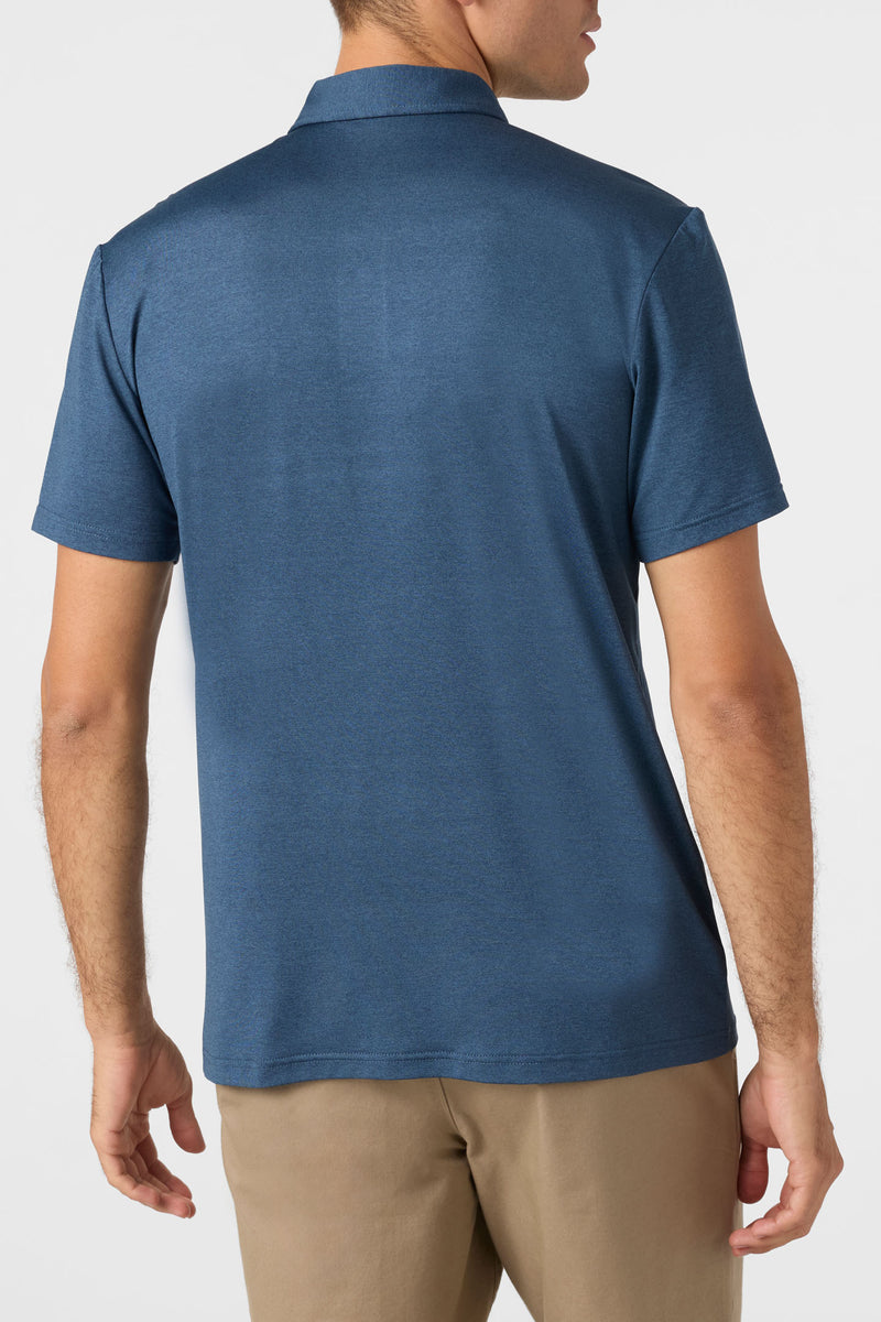 O'Neill TRVLR UPF Polo Shirt-Navy Heather