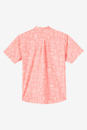 O'Neill TRVLR UPF Traverse Slub Shirt-Coral