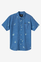 O'Neill TRVLR UPF Traverse Slub Shirt-Indigo