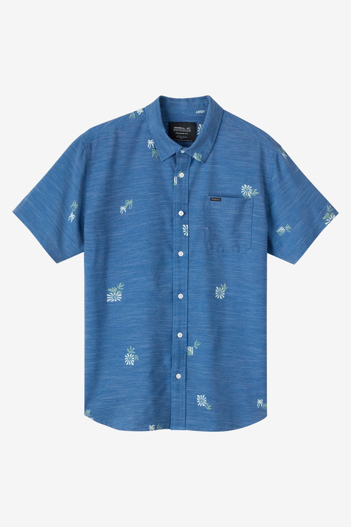 O'Neill TRVLR UPF Traverse Slub Shirt-Indigo