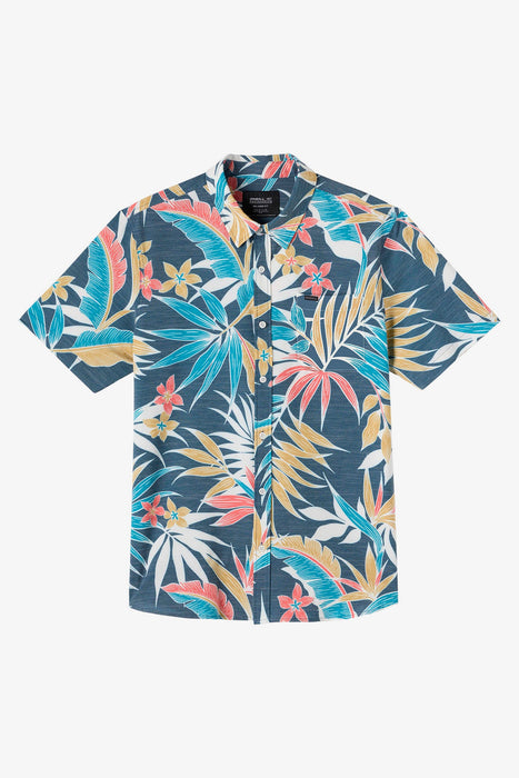 O'Neill TRVLR UPF Traverse Slub Shirt-Midnight Navy