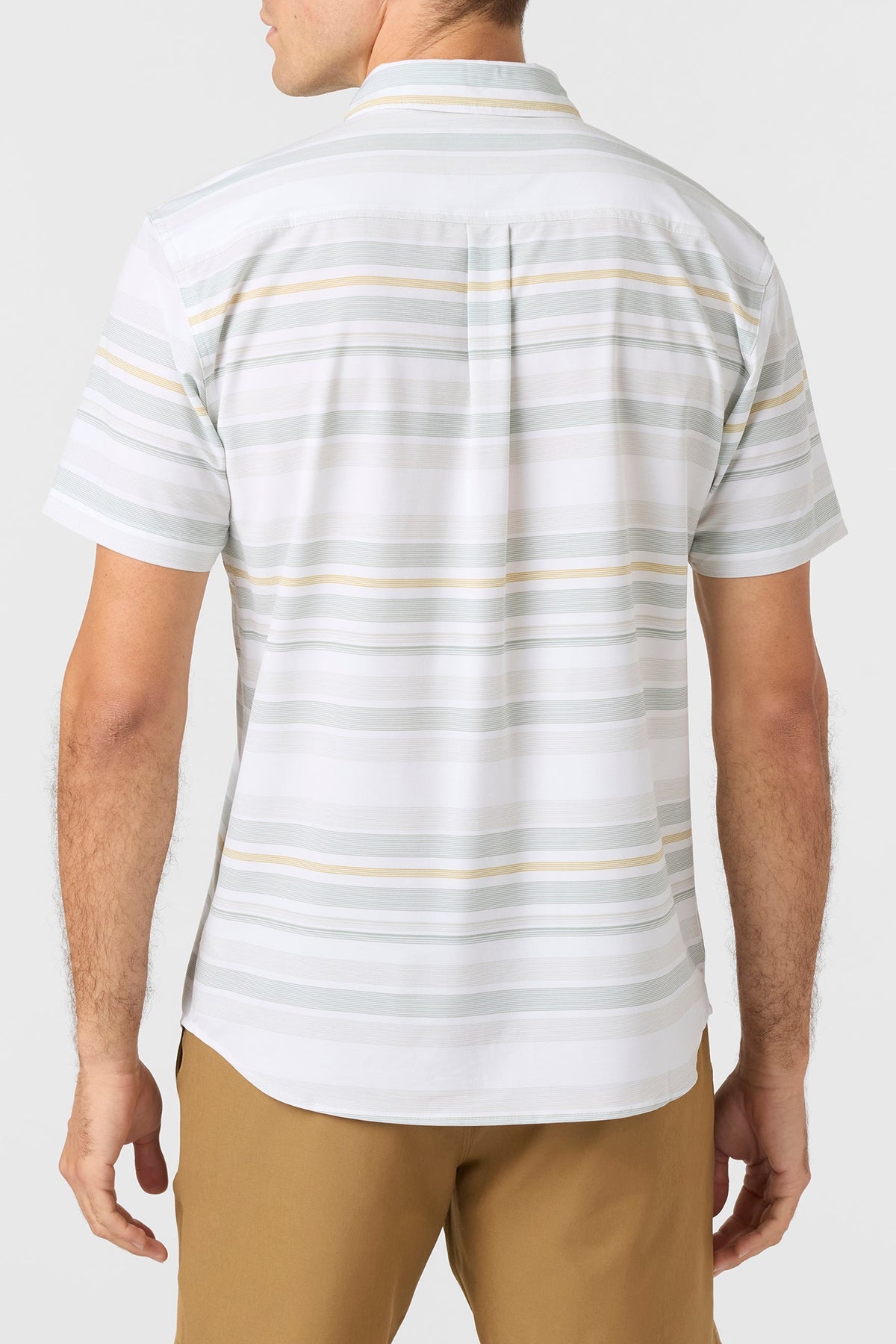O'Neill Trvlr Upf Traverse Stripe Shirt-Natural