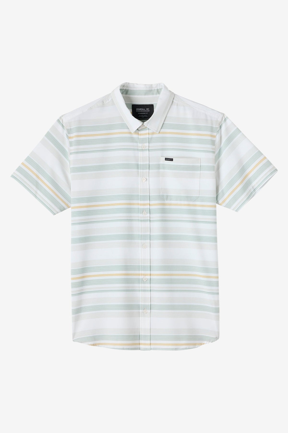 O'Neill Trvlr Upf Traverse Stripe Shirt-Natural