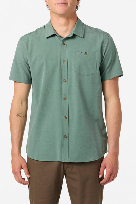O'Neill Light Check Hybrid Standard Shirt-Cilantro