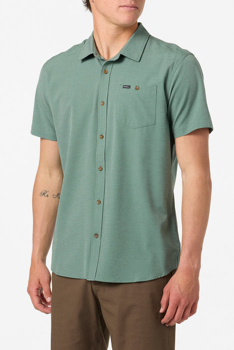 O'Neill Light Check Hybrid Standard Shirt-Cilantro