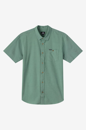 O'Neill Light Check Hybrid Standard Shirt-Cilantro