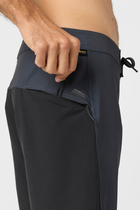 O'Neill Hyperfreak Tech Trvlr Enduro 1 Boardshorts-Phantom