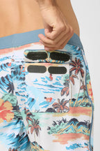 O'Neill Hyperfreak Mysto Scallop 19 Boardshorts-Cream