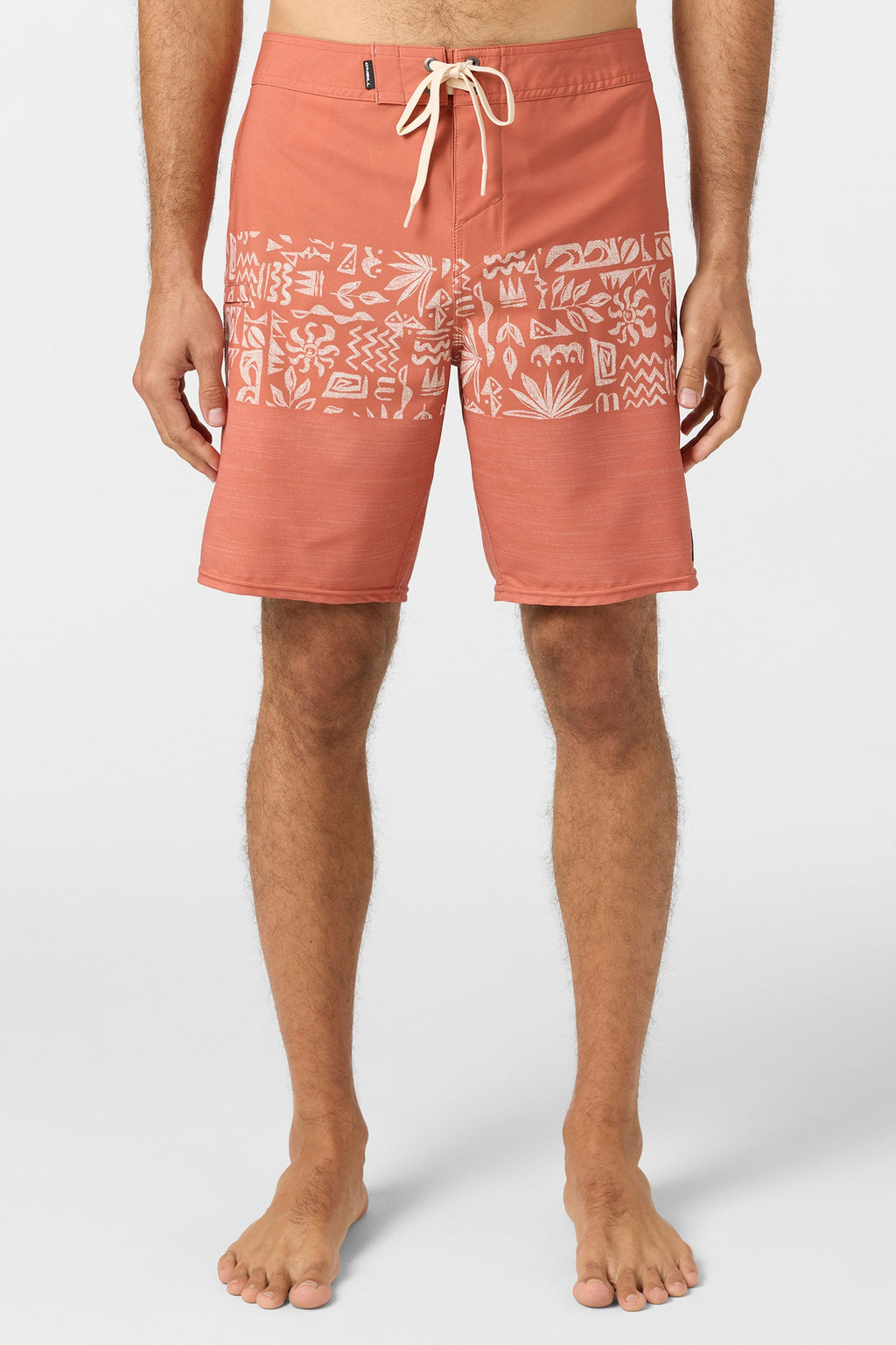 O'Neill Hyperfreak Heat Block 19 Boardshorts-Autumn Leaf