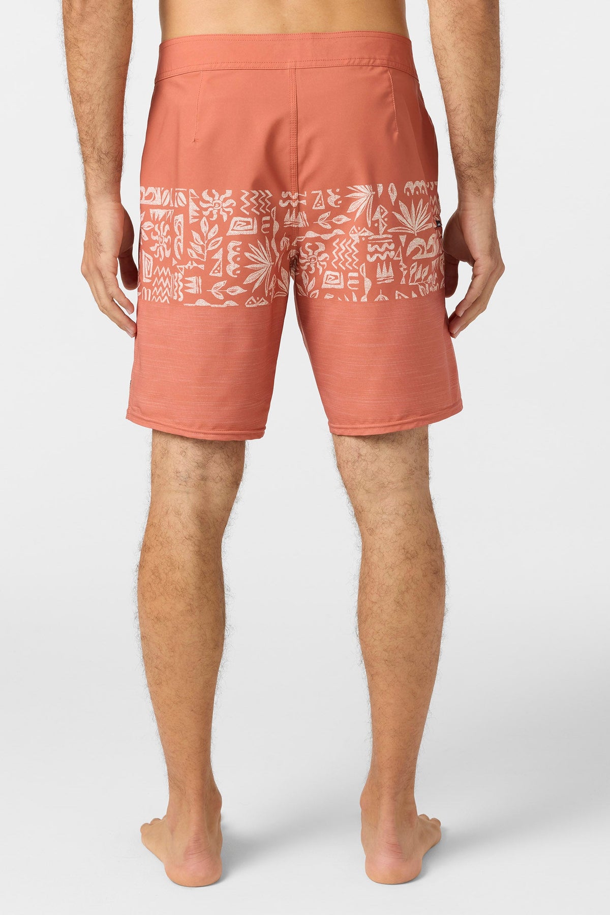 O'Neill Hyperfreak Heat Block 19 Boardshorts-Autumn Leaf