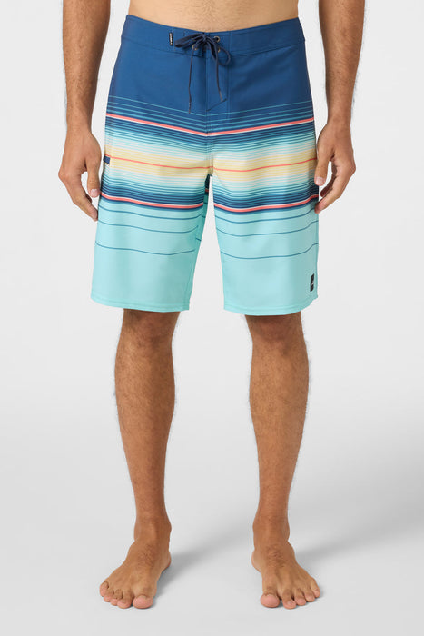 O'Neill Hyperfreak Heat Stripe 21 Boardshorts-Indigo